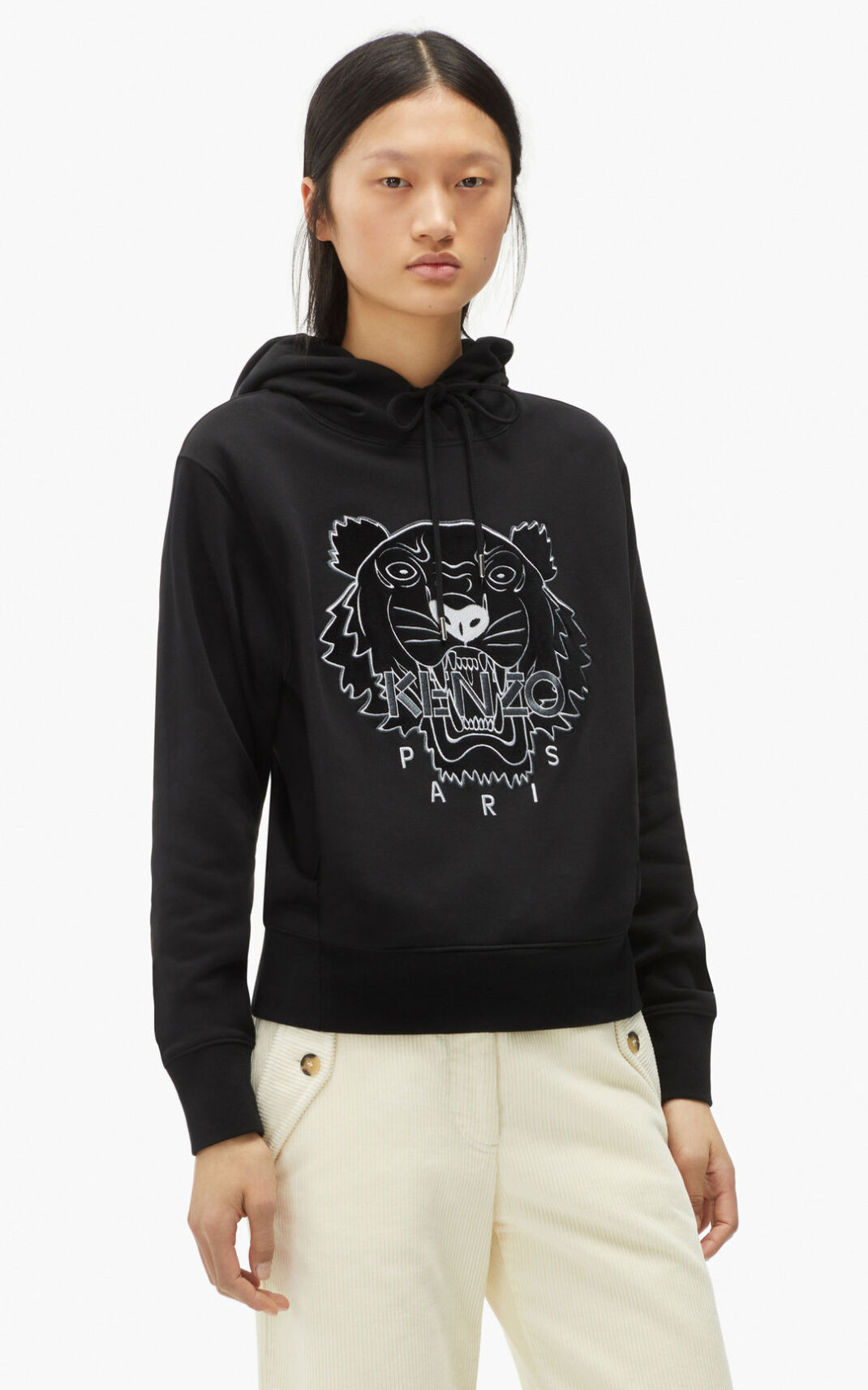 Sudaderas Con Capucha Kenzo The Invierno Capsule Tiger Mujer Negras - SKU.3678965